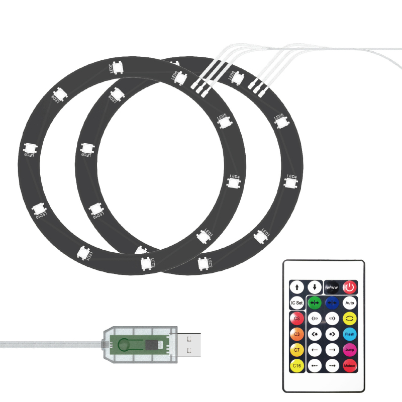 PS5/PS5 Slim ambijentalna svjetlosna traka s daljinskim upravljanjem RGB rasvjeta