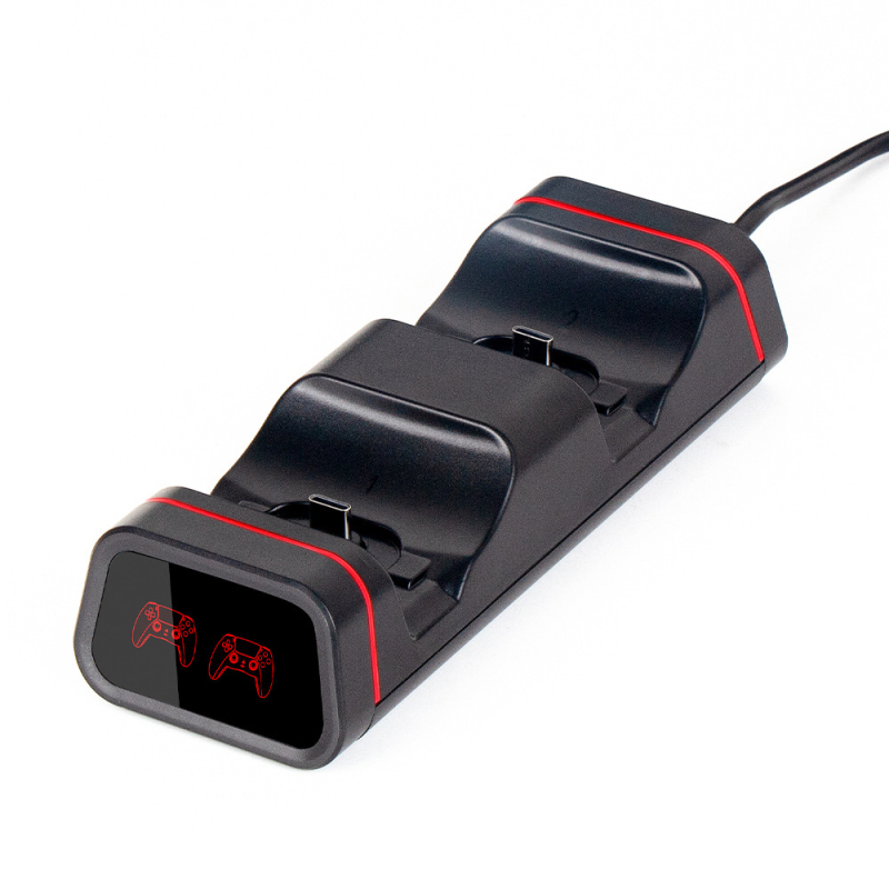 DOBE Stație universală de încărcare pentru controllere Xbox Series și PS5, încărcare duală cu LED indicator TYX-0613