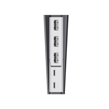 PS5 Slim USB-C HUB Stanica s rozšírením 2–5 portov, USB 2.0 rýchly prenos, ABS telo
