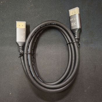 BAJEAL DisplayPort vīrietis-vīrietis kabelis televizoram, versija 1.4, 8K60Hz, vara vadītājs