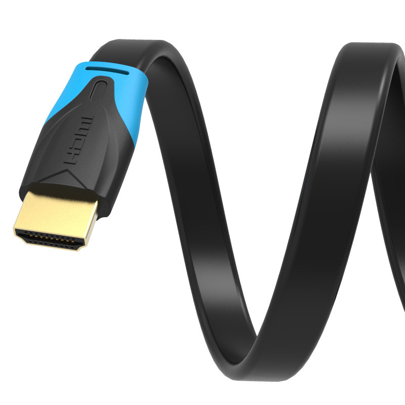 Ploški HDMI kabel 4K, HDMI–HDMI, zlatni kontakti, bakar bez kisika
