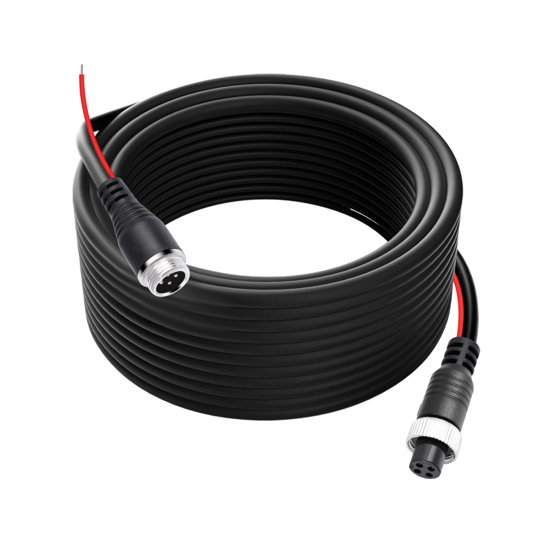 Signali kabel za stražnju kameru, M12 4-pinski muško-ženski konektor, bakreno jezgro, niklirani premaz, model M12402-100