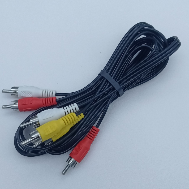 3 na 3 RCA AV kabel za TV box, niklano bakreno jezgro, digitalni uređaji, CCC certificirano
