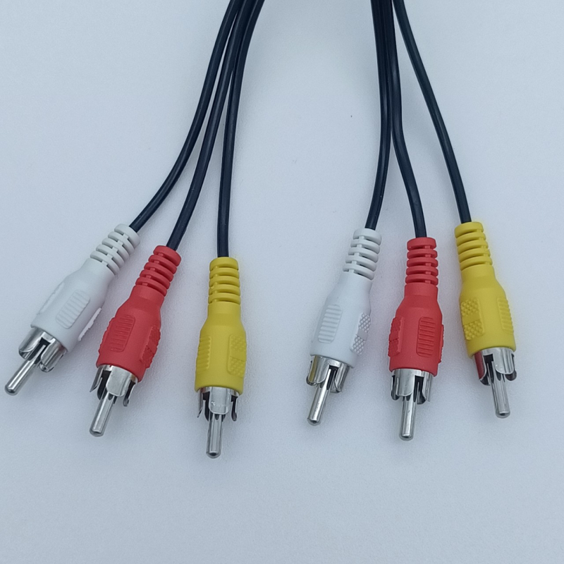 3 na 3 RCA AV kabel za TV box, niklano bakreno jezgro, digitalni uređaji, CCC certificirano