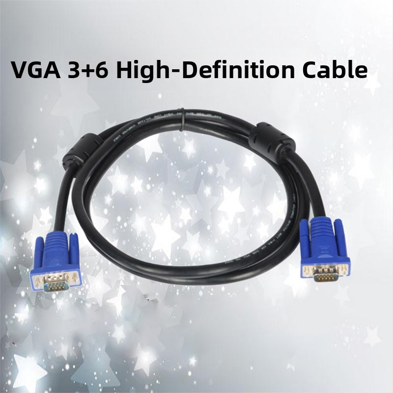 VGA paplašināšanas kabelis, 1,5 m garš, tīrs vara kodols, vara pārklāta tērauda vadītājs, CCS sertifikāts