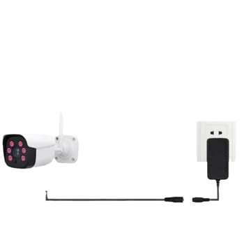 DC5521 кабел за удължително захранване с кръгъл щепсел за охранителни камери – съвместим с Hikvision EzViz, TP-Link, Dahua – дължини: 1m, 3m, 5m, 10m