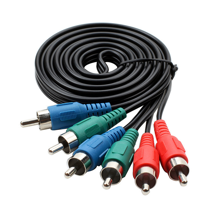 Ximi Technology AV kábel 3RCA, muž–muž, komponentné video (YPbPr), meď s niklovanou povrchovou úpravou