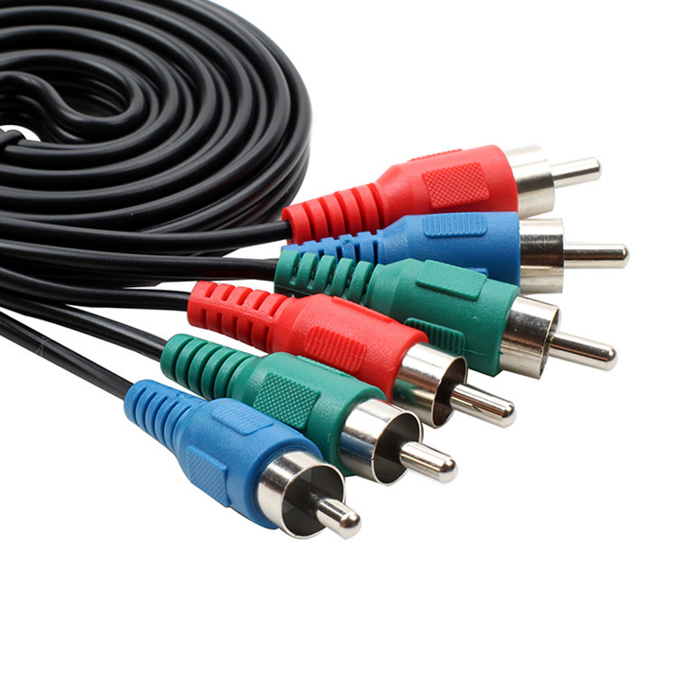 Ximi Technology AV kábel 3RCA, muž–muž, komponentné video (YPbPr), meď s niklovanou povrchovou úpravou