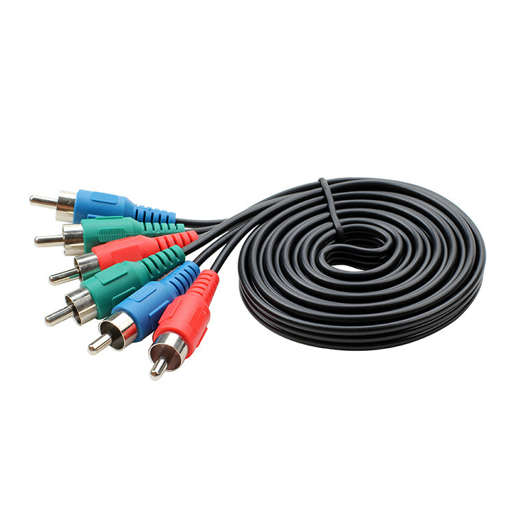 Ximi Technology AV kábel 3RCA, muž–muž, komponentné video (YPbPr), meď s niklovanou povrchovou úpravou