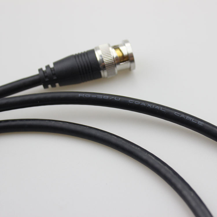 BNC vīriešu kameras pagarinājuma kabelis, RG58 koaksiālais, BNC vīrietis–vīrietis, SDI video novērošana, augstas frekvences pārraide