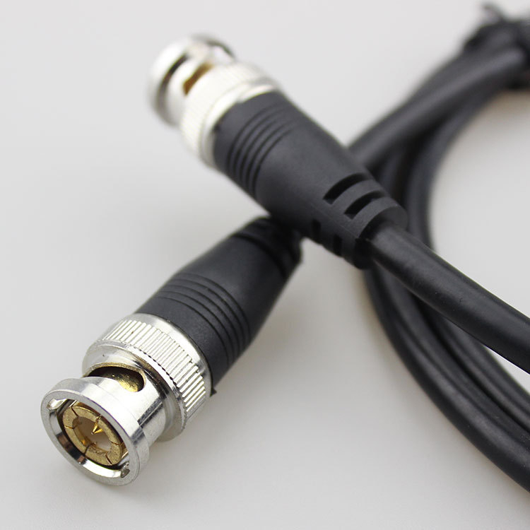 BNC vīriešu kameras pagarinājuma kabelis, RG58 koaksiālais, BNC vīrietis–vīrietis, SDI video novērošana, augstas frekvences pārraide