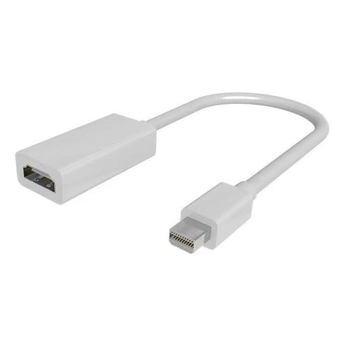 Mini DisplayPort към HDMI адаптер кабел, 15 см, меден проводник, никелиран