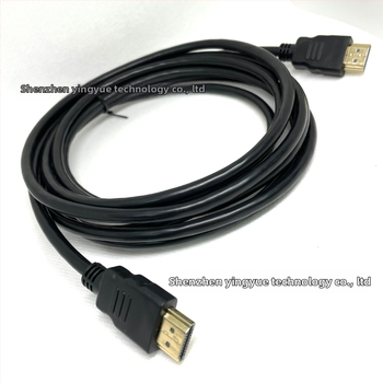 HDMI kabelis 1.4, 4K atbalsts, zelta pārklājums savienojumiem, vara klājuma tērauda vadus, piemērots PC/TV/spēļu konsolei