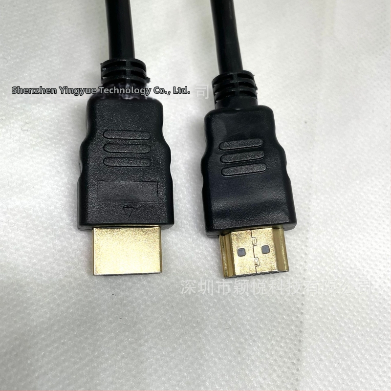 HDMI kabelis 1.4, 4K atbalsts, zelta pārklājums savienojumiem, vara klājuma tērauda vadus, piemērots PC/TV/spēļu konsolei