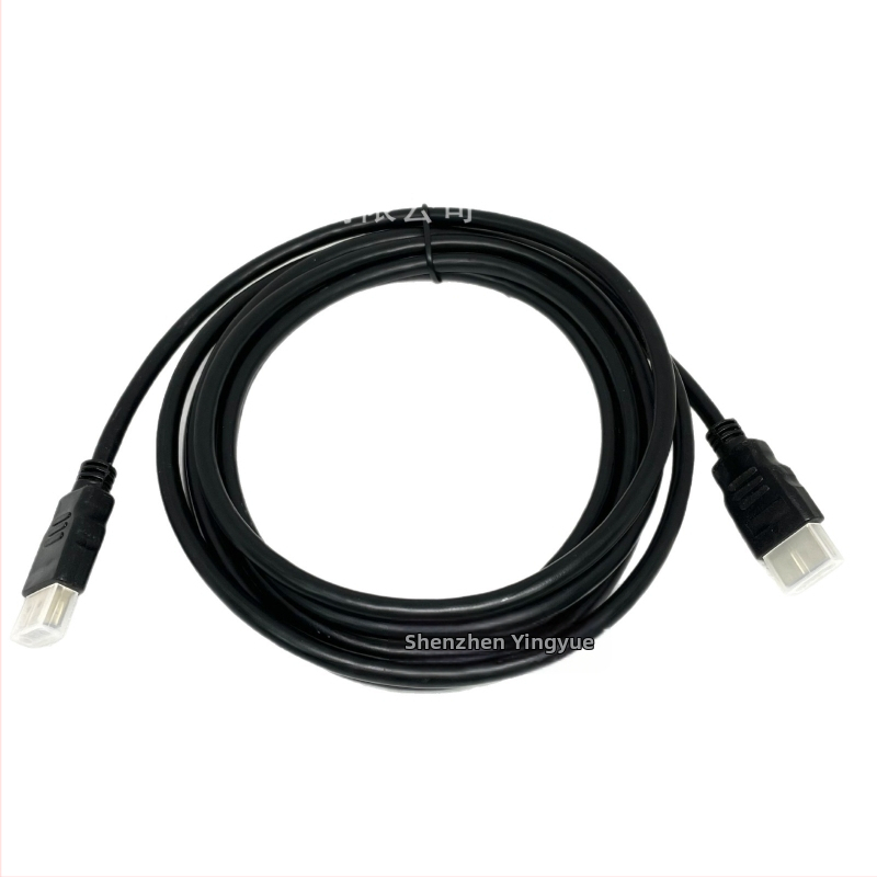 HDMI kabelis 1.4, 4K atbalsts, zelta pārklājums savienojumiem, vara klājuma tērauda vadus, piemērots PC/TV/spēļu konsolei