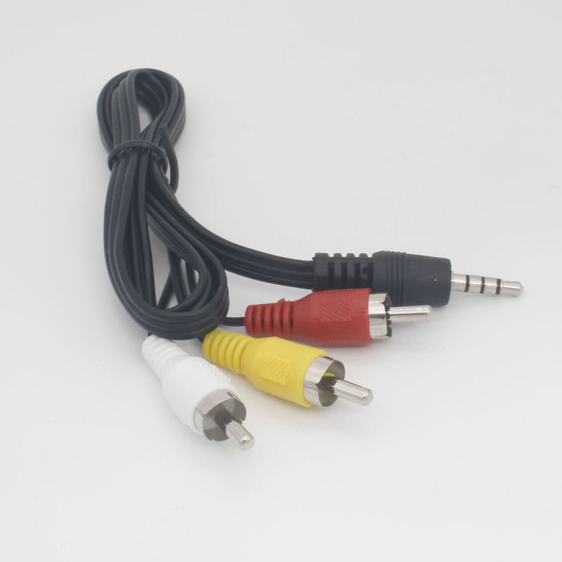 Guoxin AV kabel 3,5 mm, kompatibilan sa set-top boxom, jezgro bakreno-obaljene čelične žice, bakreni vodič