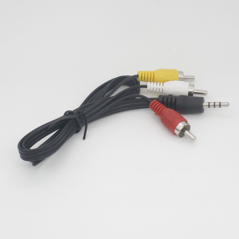 Guoxin AV kabel 3,5 mm, kompatibilan sa set-top boxom, jezgro bakreno-obaljene čelične žice, bakreni vodič