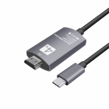 Type-C uz HDMI kabelis ekrāna atspoguļošanai no viedtālruņa uz TV/monitoru/projektoru