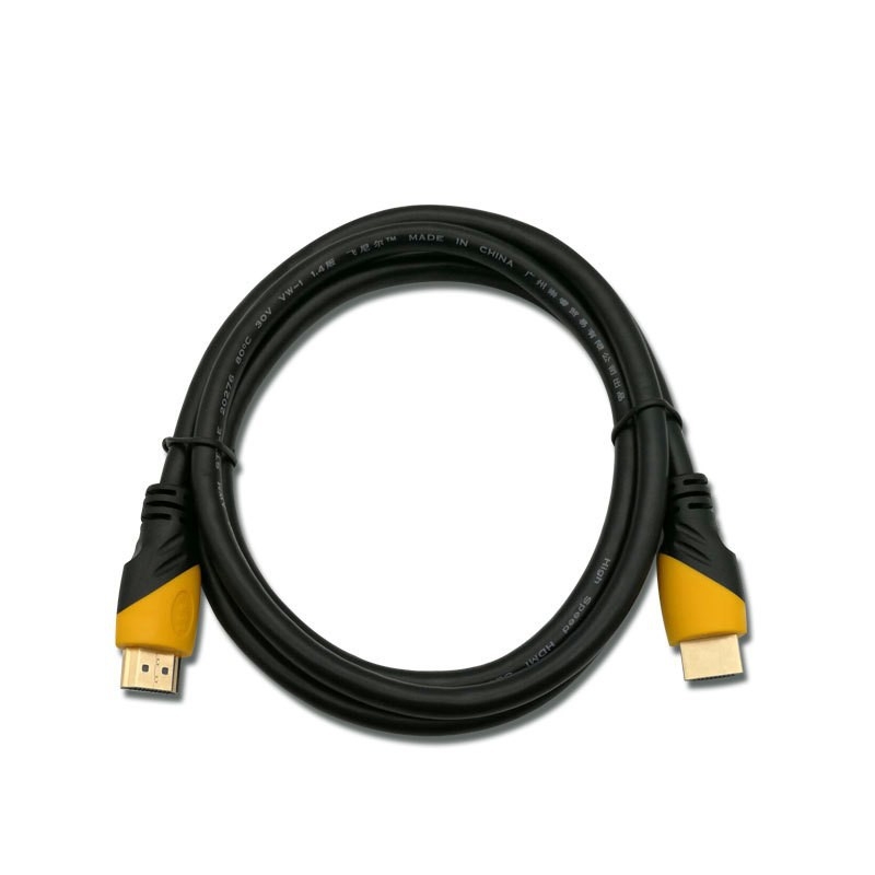 HDMI кабел за компютър с позлатени контакти, меден проводник, дължина 1,5 м, адаптер кабел