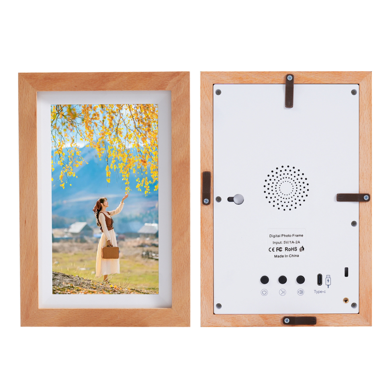 7 colių skaitmeninis nuotraukų rėmelis su WiFi, vaizdo atkūrimas, 8 GB atmintis