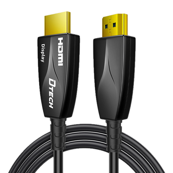 Dite HDMI оптичен кабел с оптично влакно, дължина 2 м, златни контакти, адаптерен кабел