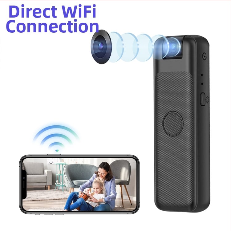 ZC-M8 kaasaskantav kehakaamera TF-kaardiga, 1-5 MP, ABS-korpus, 1-3 tunni tööiga