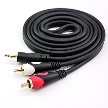 AV kabel s Lotus zlatim konektorima, 3,5 mm; jezgro bakra bez kisika; premaz: zlato