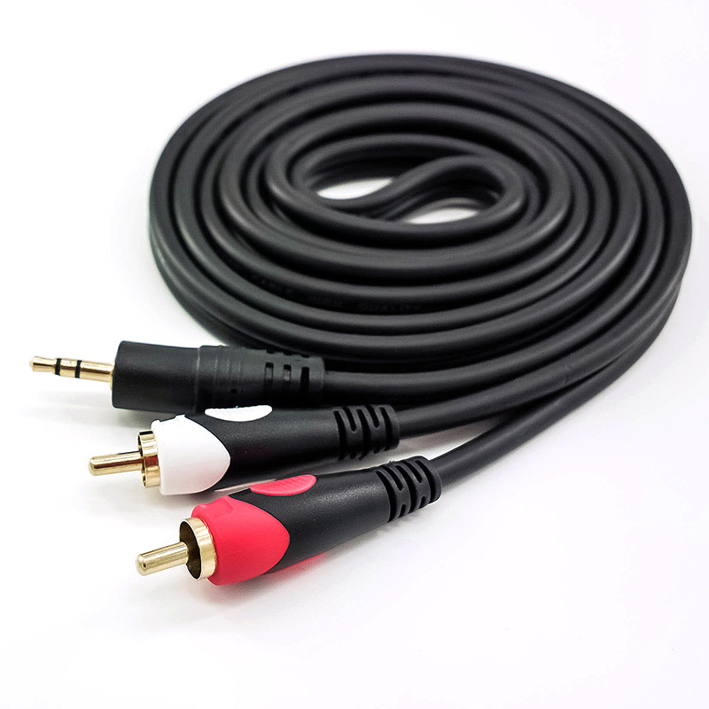 AV kabel s Lotus zlatim konektorima, 3,5 mm; jezgro bakra bez kisika; premaz: zlato