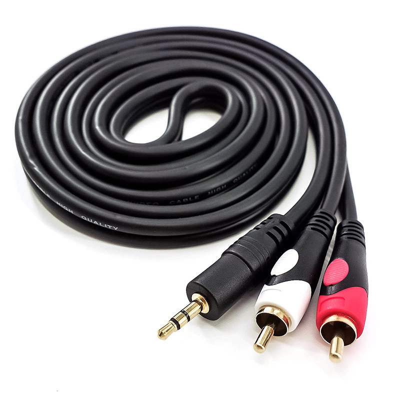 AV kabel s Lotus zlatim konektorima, 3,5 mm; jezgro bakra bez kisika; premaz: zlato