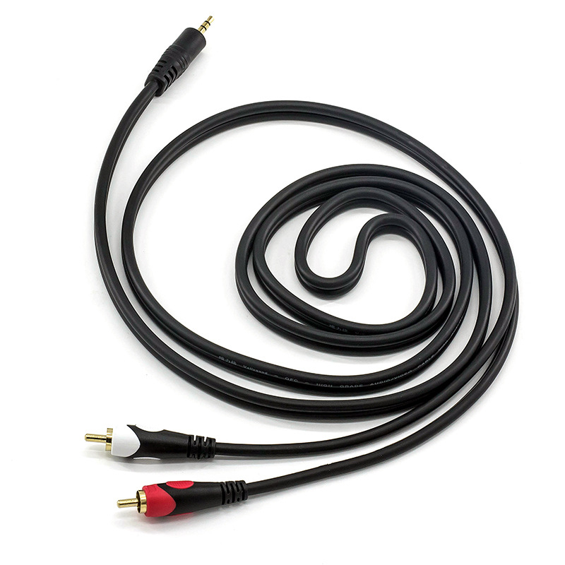 AV kabel s Lotus zlatim konektorima, 3,5 mm; jezgro bakra bez kisika; premaz: zlato