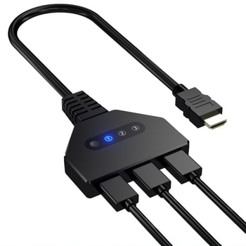 HDMI lüliti 3×1, 4K60Hz/4K30Hz, toitehaldus, mudel HS-309