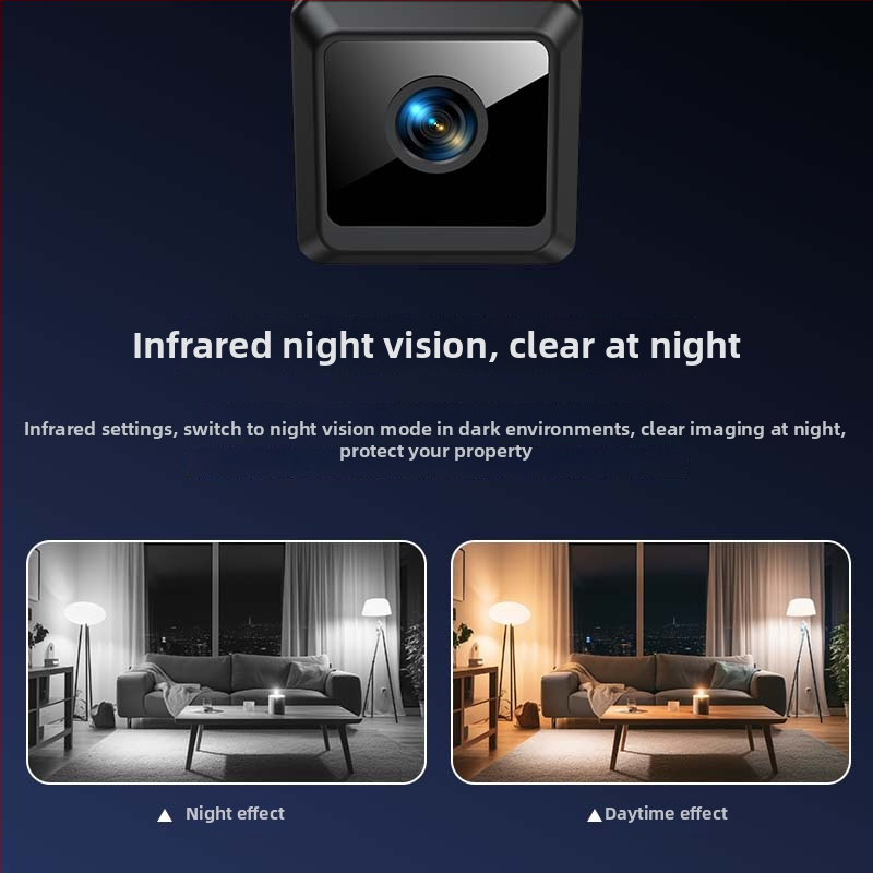 W02 kamera mājas drošībai, Full HD 1080p, platleņķa objektīvs, bezvadu Wi-Fi, TF kartes glabāšana