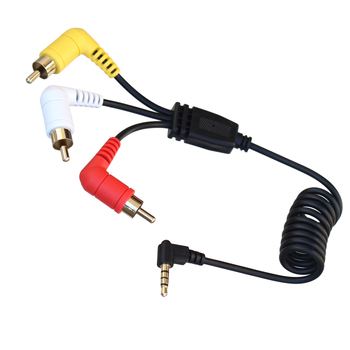 Sony DCR-VX2000E AV uz PC RCA taisnais adapterkabelis, modelis Yr-rca-an11, 80 g, AV audio/video kabelis, adaptera kabelis, tīrs vara kodols, PVC izolācija