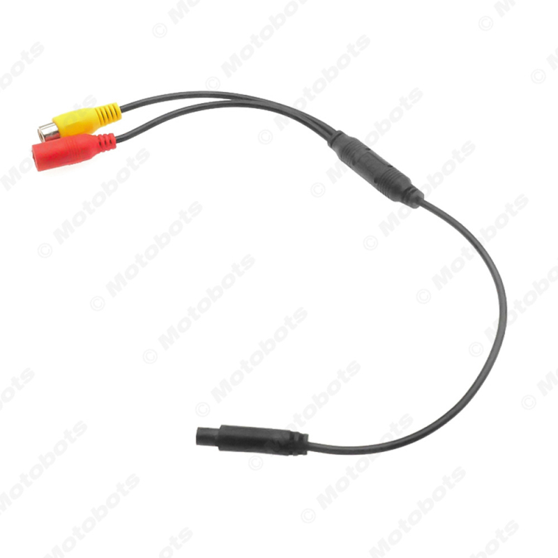 FEELDO 5678 4-pinski BMW na AV Lotus sučeljeni adapter za kameru za stražnji pregled, univerzalno, 12V, plastično kućište
