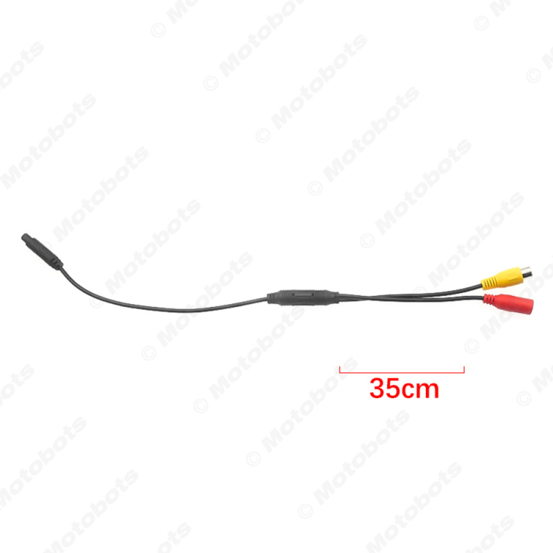 FEELDO 5678 4-pinski BMW na AV Lotus sučeljeni adapter za kameru za stražnji pregled, univerzalno, 12V, plastično kućište