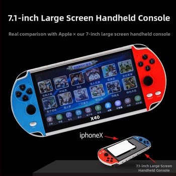 Divu spēlētāju retro rokas spēļu konsoles — 16GB atmiņa, USB interfeiss, 3,5 mm audio, MP4 atskaņotājs