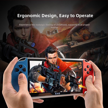 Divu spēlētāju retro rokas spēļu konsoles — 16GB atmiņa, USB interfeiss, 3,5 mm audio, MP4 atskaņotājs