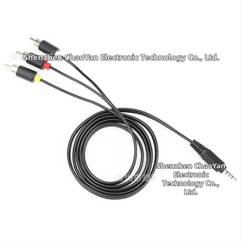 Super Beautiful 3,5 mm 1-3 audio/video dalīšanas kabelis ar RCA kontaktiem, RoHS sertifikāts