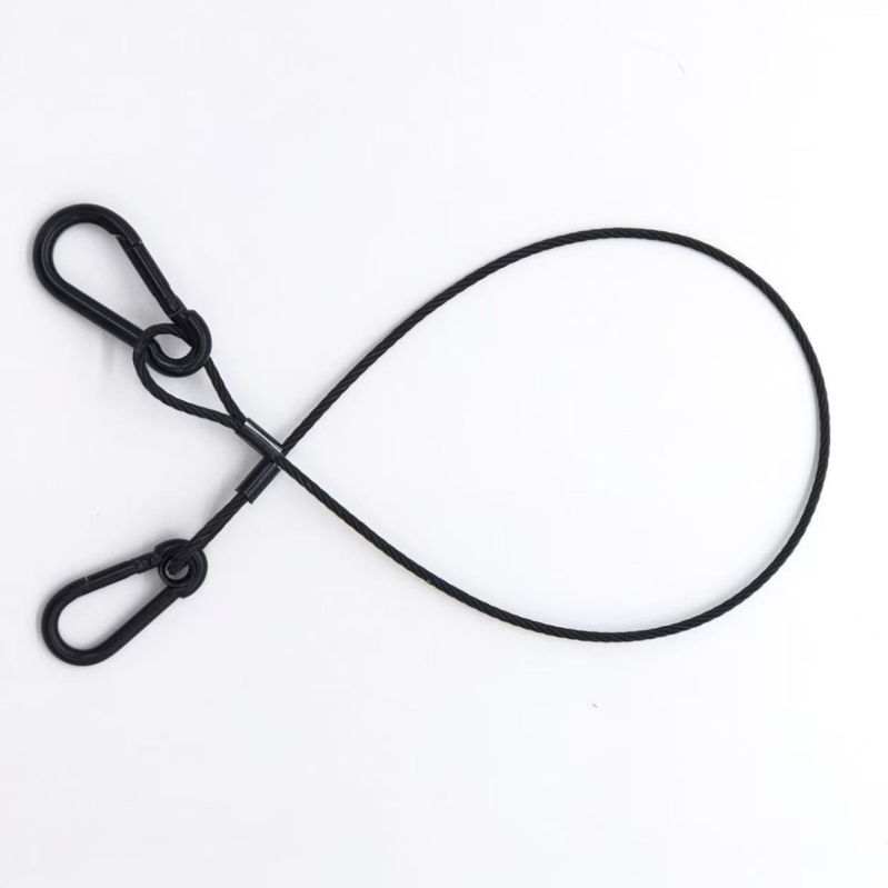 Nerūsējošā tērauda troses augstuma kamerai pacelšanai – pret kritieniem fiksējošs kabelis, 7×7 konstrukcija, materyāls 304, vilces izturība 90 kg, pielāgoti zīmējumi pieejami