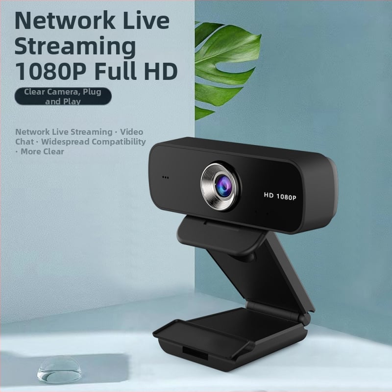 Platus kampas USB kamera 1080P su įmontuotu mikrofonu, 30FPS, USB 2.0