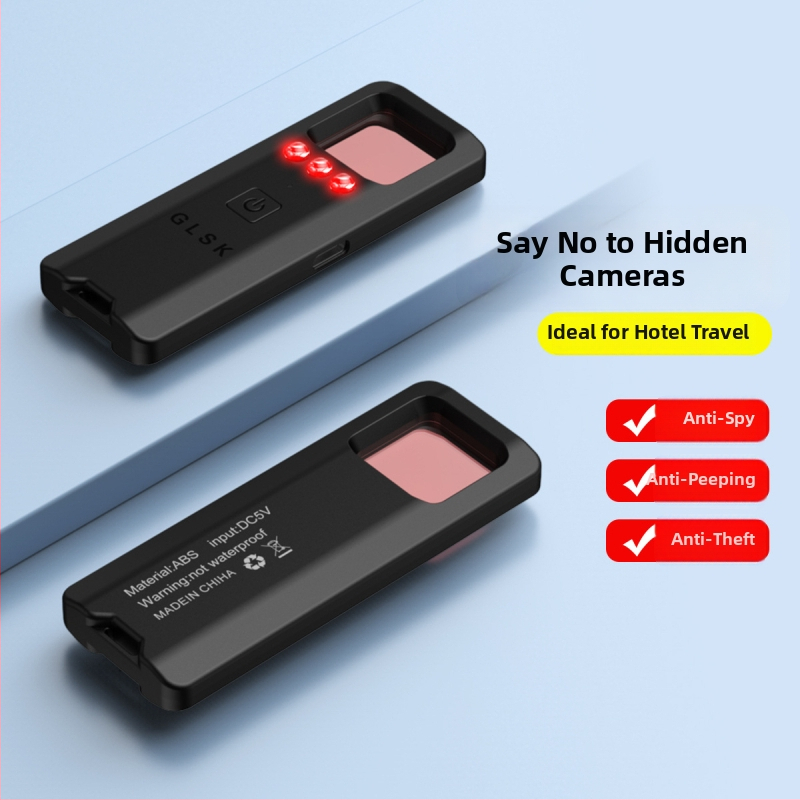 Gudrs kameras detektors viesnīcām, aizsardzība pret uzraudzību un ierakstu, USB infrasarkanais detektors – Modelis: Camera infrared detection; Spriegums: 3.7V; Svars: 0.5 kg