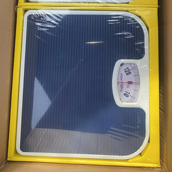 Vaga za kupaonicu s protukliznom PU kožnom površinom, mehanički sustav opružanja, bez elektronike, maksimalno 130 kg