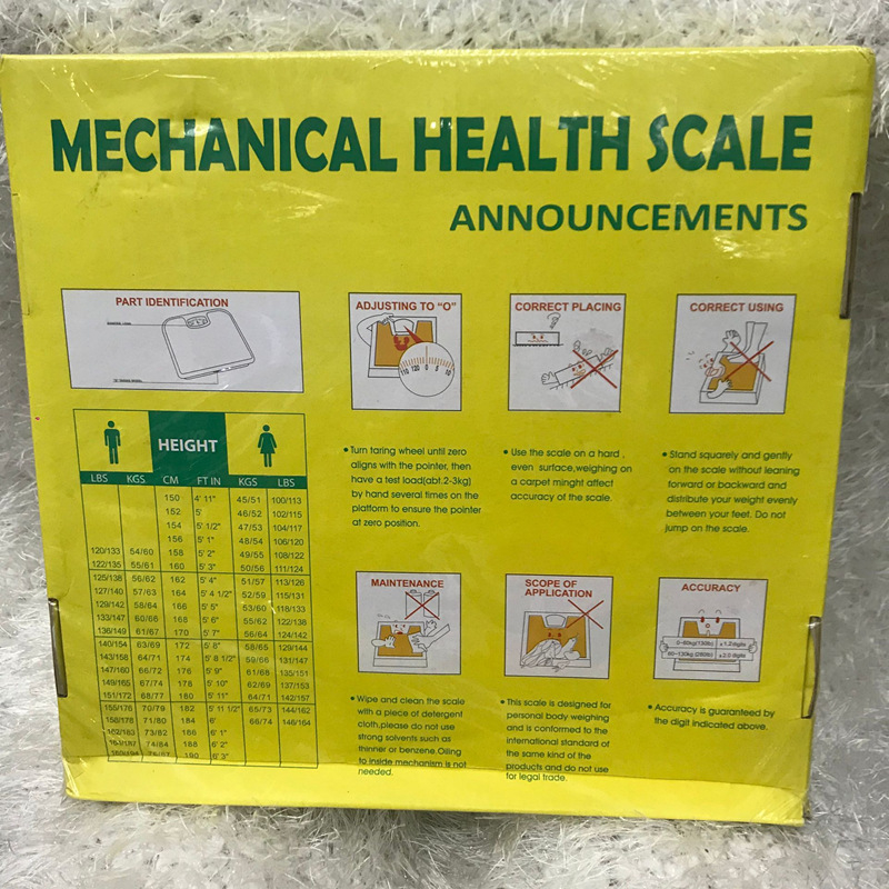 Vaga za kupaonicu s protukliznom PU kožnom površinom, mehanički sustav opružanja, bez elektronike, maksimalno 130 kg