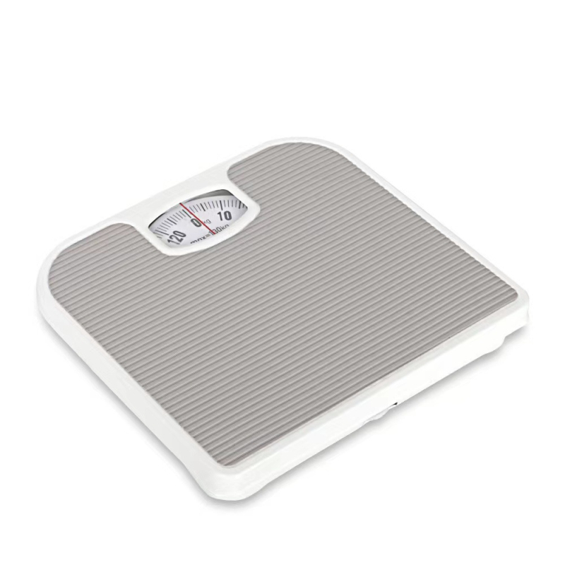 Vaga za kupaonicu s protukliznom PU kožnom površinom, mehanički sustav opružanja, bez elektronike, maksimalno 130 kg