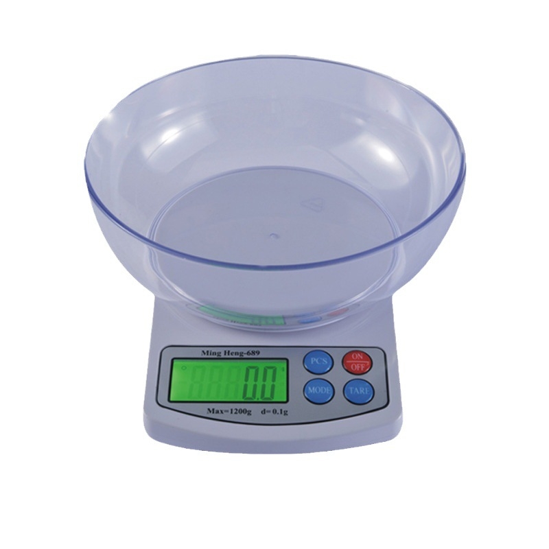 Mingheng MH-689 Digitalna kuhinjska vaga, 3 kg × 0,1 g, 6 kg × 0,1 g, 10 kg × 1 g – Precizna gram vaga za hranu, pečenje i medicinsku upotrebu