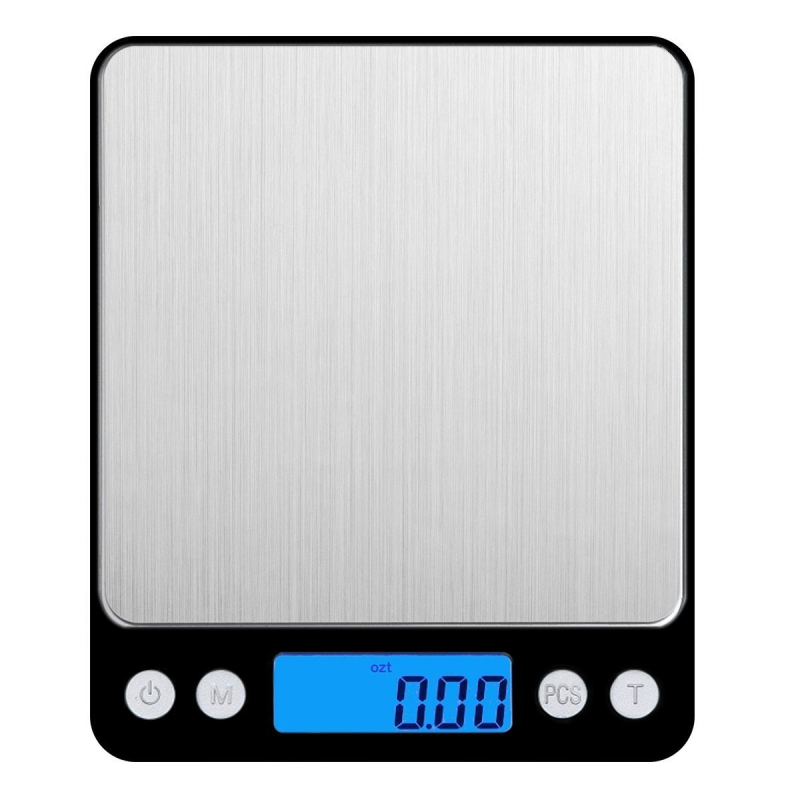 Visoko precizna vaga za nakit 0.01 g, mini digitalna džepna vaga, prijenosna kuhinjska vaga 0.1 g, točna vaga za hranu