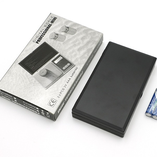 Vaga za nakit, model P258, kapacitet 1000 g, elektronička digitalna vaga, napajanje: 2× AAA baterije, materijali: nehrđajući čelik/ABS plastika/aluminij