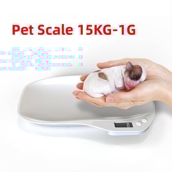 Lemmikloomade kaalumise skaala K18 – HT, Elektroniline kaalumine, vahemik 15 kg-1 g, toide 2x AAA