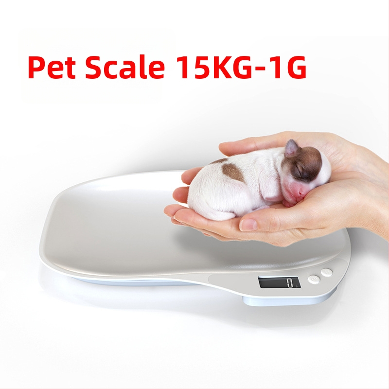 Lemmikloomade kaalumise skaala K18 – HT, Elektroniline kaalumine, vahemik 15 kg-1 g, toide 2x AAA