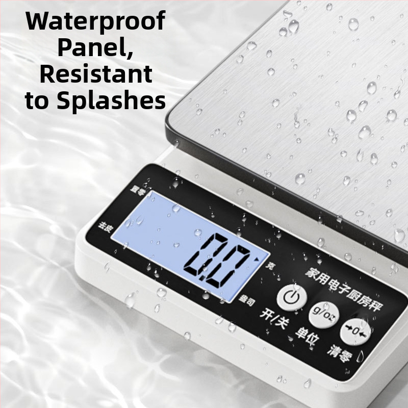 Jx999 digitaalne köögiskaala, 0–10 kg vahemik, veekindel, elektriline mõõtmine, toidud, küpsetamine, kohv, puuviljad